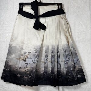 Wrapped Skirt Womens Size Large White Japanese Inspired Whimisgoth Adjustable
